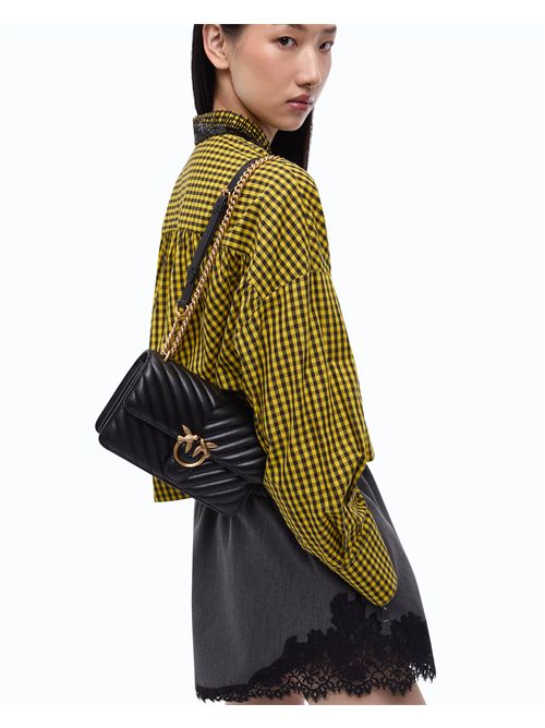 Borsa piccola a tracolla Love Bag One Chevron New Buckle PINKO | 107620A0GK/Z99Q